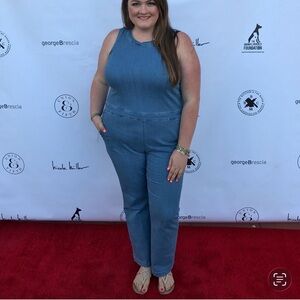 Rachel Roy size 18 Jumpsuit Denim Gently Worn